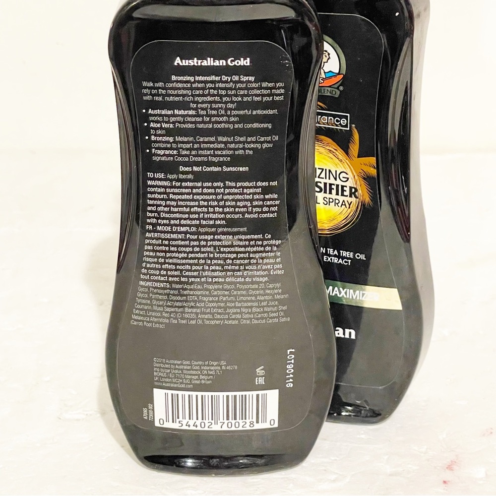 Australian Gold Exotic Blend Bronzing Intensifier Dry Oil Spray Colorboost 8oz - Picture 3 of 3
